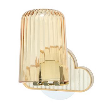 1 Set Wall Mounted Toothbrush Holder With Cup For Bathrooms