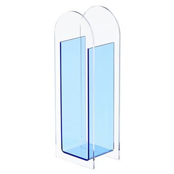 Acrylic Vase Arch Acrylic Floral Vase Clear Geometric Plastic Decorative Vase