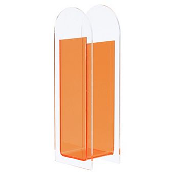 Acrylic Vase Arch Acrylic Floral Vase Clear Geometric Plastic Decorative Vase