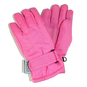 CTM Toddlers Thinsulate Lined Water Resistant Winter Gloves