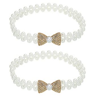 Curtain Tiebacks Ropes, 2 Pack Elastic Bow-knot Style Drape Tie Backs For Home Decor