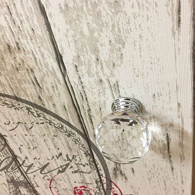 30mm Crystal Glass Drawer Knobs Cabinet Pull Handle New Round