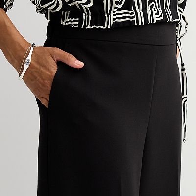 Women's Nine West Pull-On Wide Leg Pants
