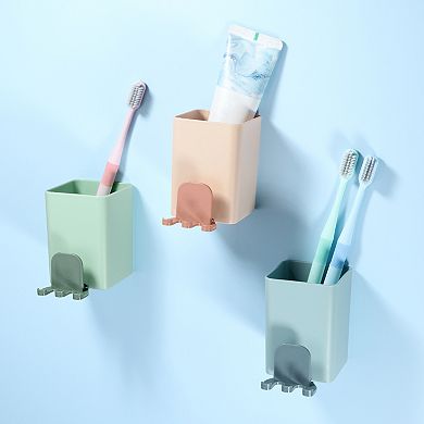 Wall Mounted Toothbrush Holders Toothbrush Holder Organizers Wall Mounted Toothbrush Storage