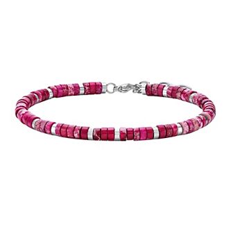 Men's LYNX Stainless Steel Imperial Turquiose Bracelet