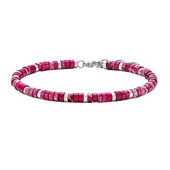 Men's LYNX Stainless Steel Imperial Turquiose Bracelet