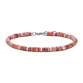 Men's LYNX Stainless Steel Imperial Turquiose Bracelet