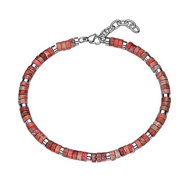 Men's LYNX Stainless Steel Imperial Turquiose Bracelet