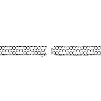 Men's LYNX Stainless Steel Honey Comb Bracelet