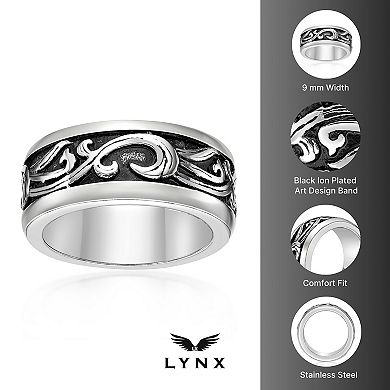 Men's LYNX Stainless Steel Band Ring