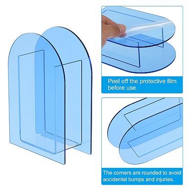 Acrylic Flower Vase Arch Acrylic Floral Vase Clear Geometric Plastic Decorative Vase