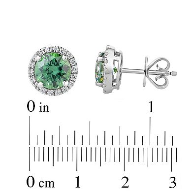 Oro Leoni Sterling Silver Cubic Zirconia Earrings