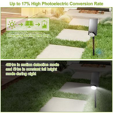 Solar Wall Lamps 88 Leds 120° Motion Sensor Sound Control Lightings