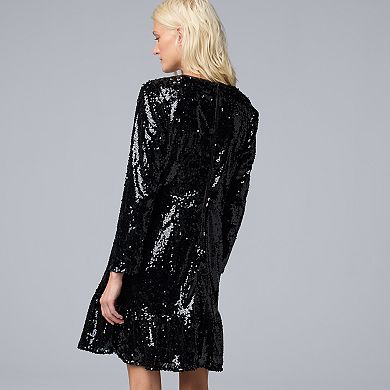Women's Simply Vera Vera Wang Short Sequin Dress