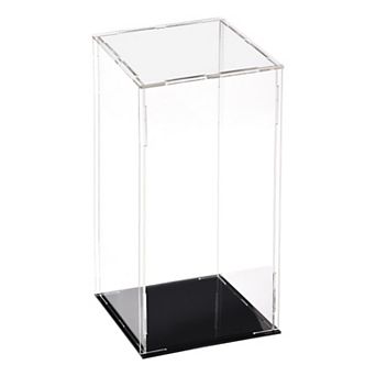Acrylic Display Case Box Dustproof Protection Showcase 3.9"x3.9"x9.8"
