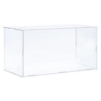 Acrylic Display Case Plastic Box Cube Storage Box Assemble Dustproof Showcase