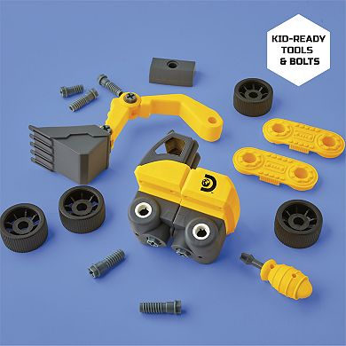 Discovery Mindblown Take Apart Excavator Construction 27-piece Set