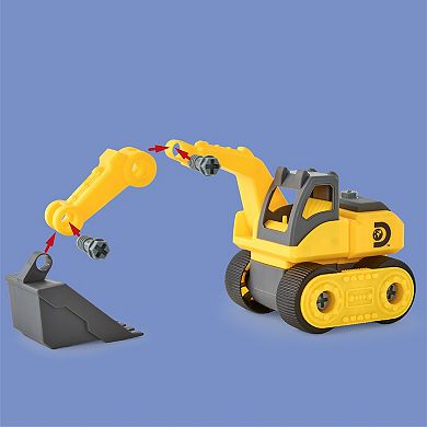 Discovery Mindblown Take Apart Excavator Construction 27-piece Set