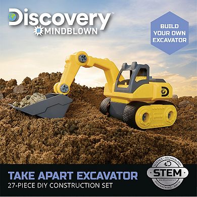 Discovery Mindblown Take Apart Excavator Construction 27-piece Set