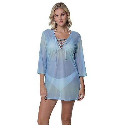 Women's Portocruz Lace Up Tunic Swim Cover Up