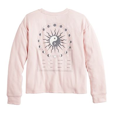 Girls 6-20 SO® Long Sleeve Cozy Oversized Tee in Regular & Plus Size