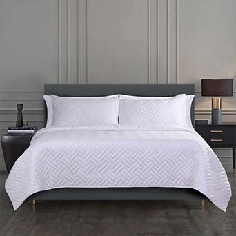 Hotelier Quilted Coverlet Set