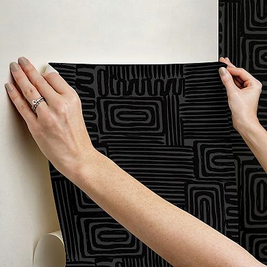 RoomMates Emily Rayna Pathways Peel & Stick Wallpaper
