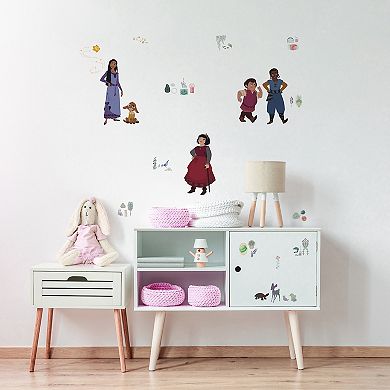 Disney's Wish Asha and Friends 4-Pack Wall Decals by RoomMates