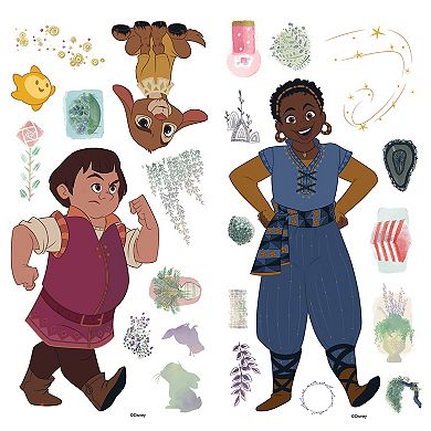 Disney's Wish Asha and Friends 4-Pack Wall Decals by RoomMates