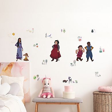Disney's Wish Asha and Friends 4-Pack Wall Decals by RoomMates