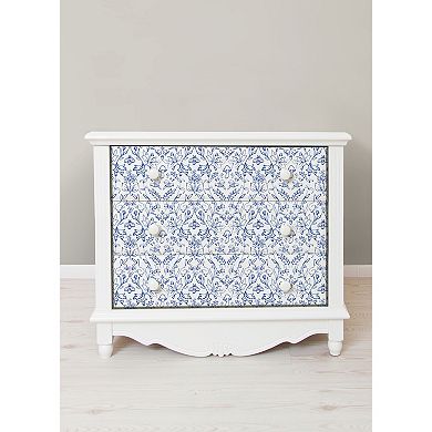 RoomMates Meadow Blue Peel and Stick Wallpaper