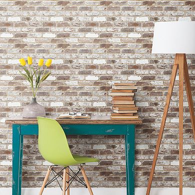 RoomMates Reclaimed Brick Peel and Stick Wallpaper