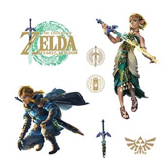 RoomMates Nintendo The Legend of Zelda: Tears of the Kingdom - Zelda & Link Wall Decals
