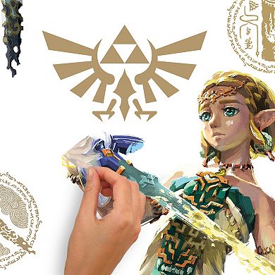 RoomMates Nintendo The Legend of Zelda: Tears of the Kingdom - Zelda & Link Wall Decals
