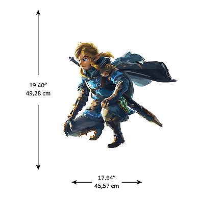 RoomMates Nintendo The Legend of Zelda: Tears of the Kingdom - Zelda & Link Wall Decals