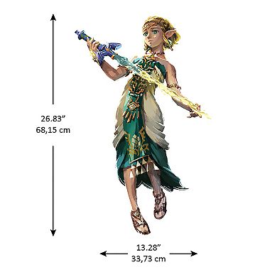 RoomMates Nintendo The Legend of Zelda: Tears of the Kingdom - Zelda & Link Wall Decals