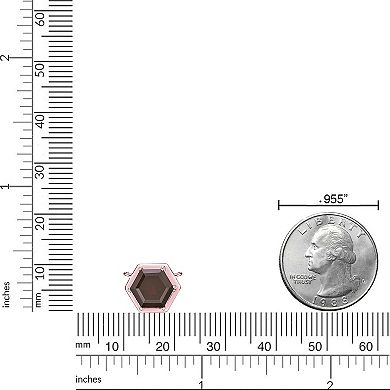 Gemminded 18k Rose Gold Over Silver Garnet Pendant Necklace