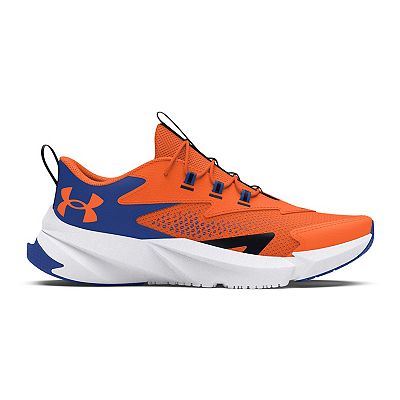 Boys blue under armour shoes online