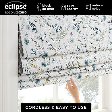 Eclipse Evangeline Botanical 100% Blackout Cordless Roman Shade