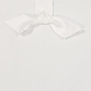 eclipse 100% Blackout Bow Tab Top Window Curtain