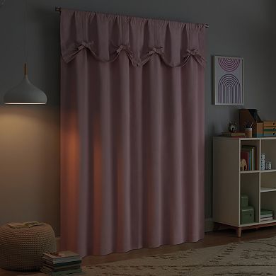 eclipse Bow Tie Detail 100% Blackout Window Curtain