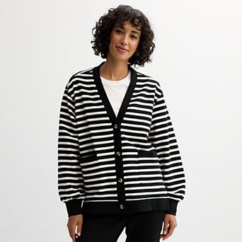Women's Grey State Peached Terry Cardigan