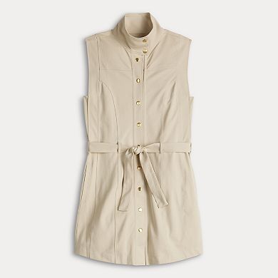 Women's Grey State Snap-Through Dress