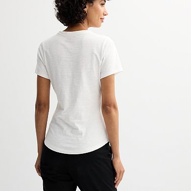 Women's Grey State Washed Short Sleeve Tee