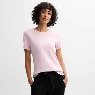 Women's Grey State Washed Short Sleeve Tee