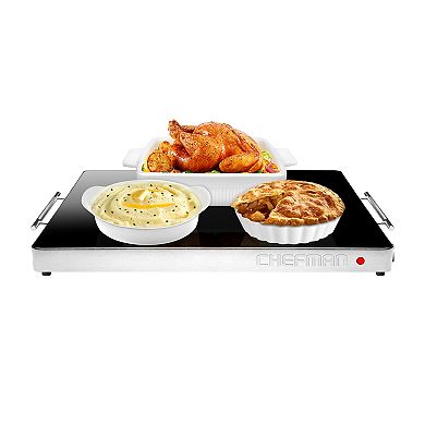 Chefman Family-Sized Glass Top Warming Tray