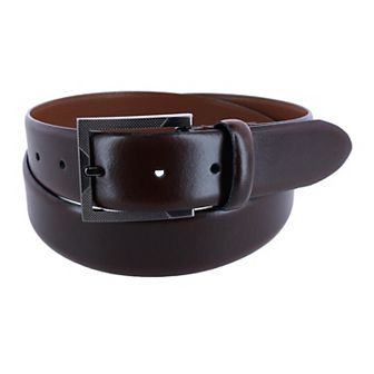 Ctm Men's Italian Genuine Supple Leather Belt