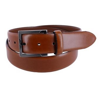 Ctm Men's Italian Genuine Supple Leather Belt