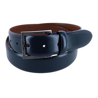 Ctm Men's Italian Genuine Supple Leather Belt