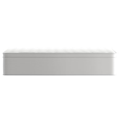 Merrick Lane Vienna 14" Euro Top Hybrid Pocket Spring & Foam Mattress in a Box with Edge Support